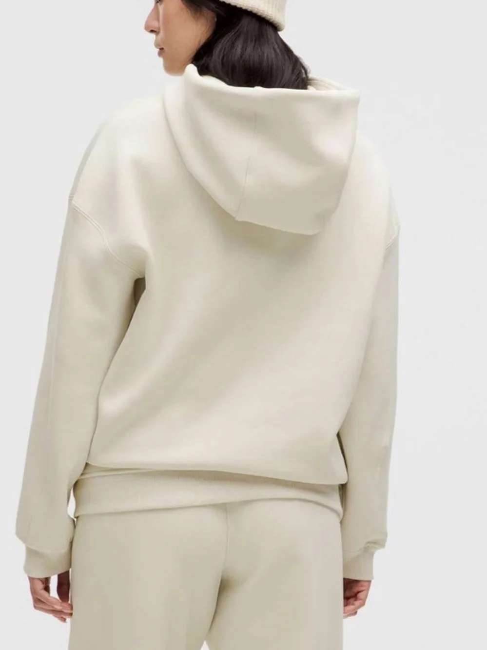 Lululemon Heavyweight Fleece Oversized Hoodie ~ Small ~ Bone